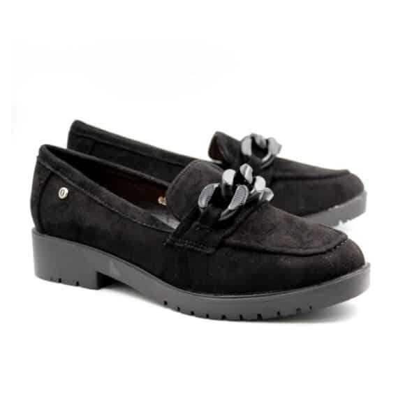 נעלי נשים אוקספורד/נויה/שחור אבזם/OXFORD