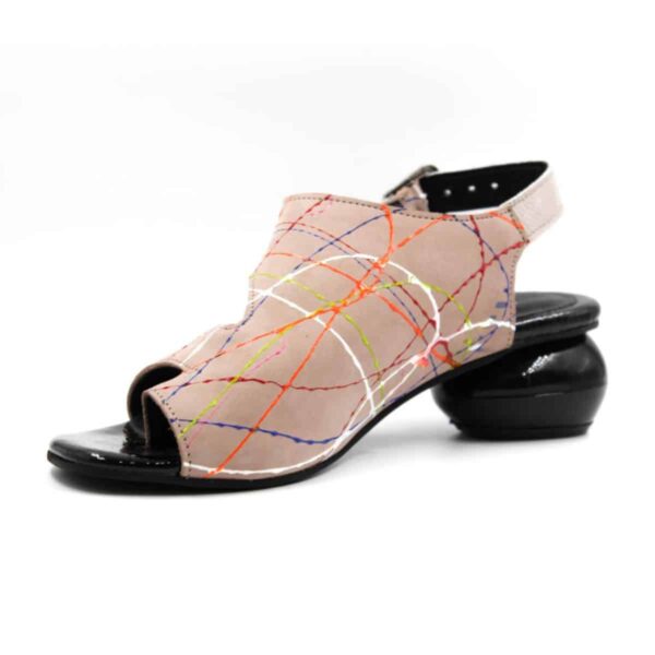 סנדלים לנשים/דור/בז' מעוצב/פאולה PAOLA