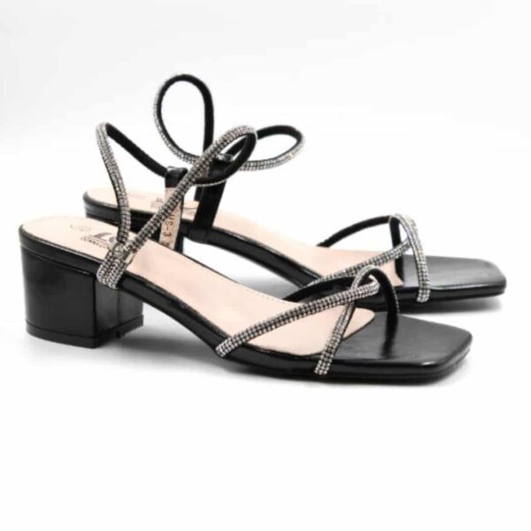 סנדלים לנשים/סלינה/שחור משולב/DONNA COMFORT