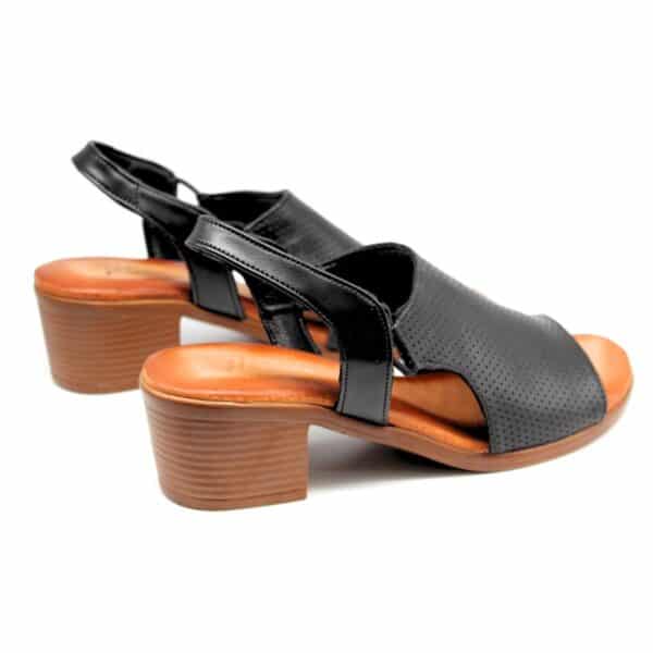 סנדלים לנשים/לני/שחור/PERFECT SHOES