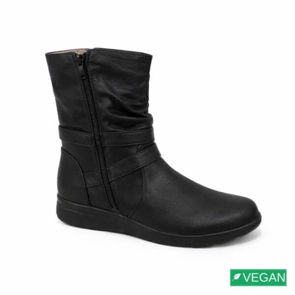 מגפוני נשים/איריס/שחור/OXFORD