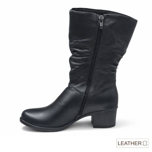 מגפיים לנשים/אלה/שחור/PERFECT SHOES