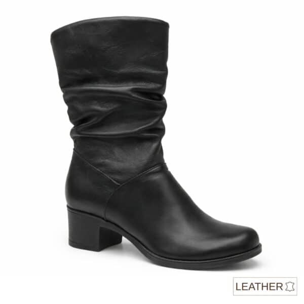 מגפיים לנשים/אלה/שחור/PERFECT SHOES