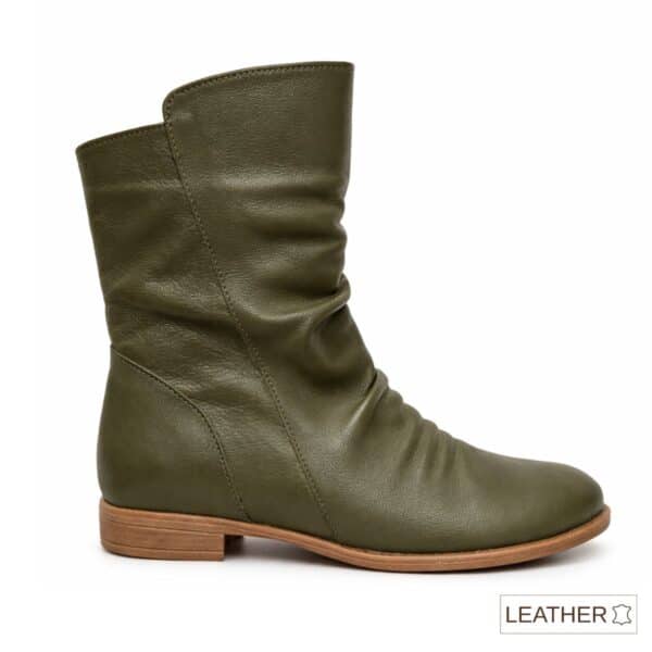 מגפיים לנשים/שירה/ירוק/פאולה PAOLA