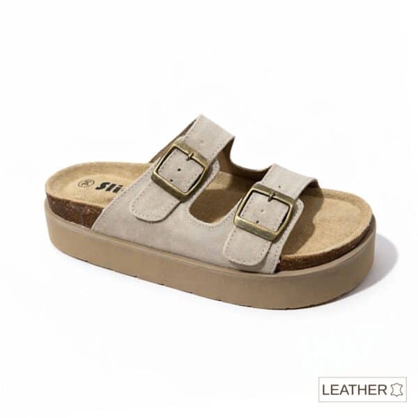 כפכפים לנשים/בל/שמנת/SLIP IN