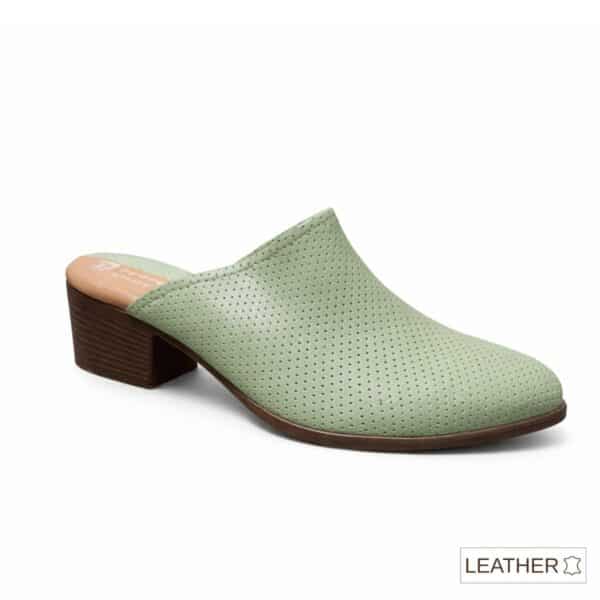 כפכפים לנשים/לונה/ירוק/PERFECT SHOES