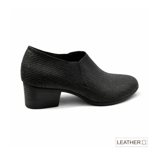 נעלי נשים/לידר/שחור/PERFECT SHOES