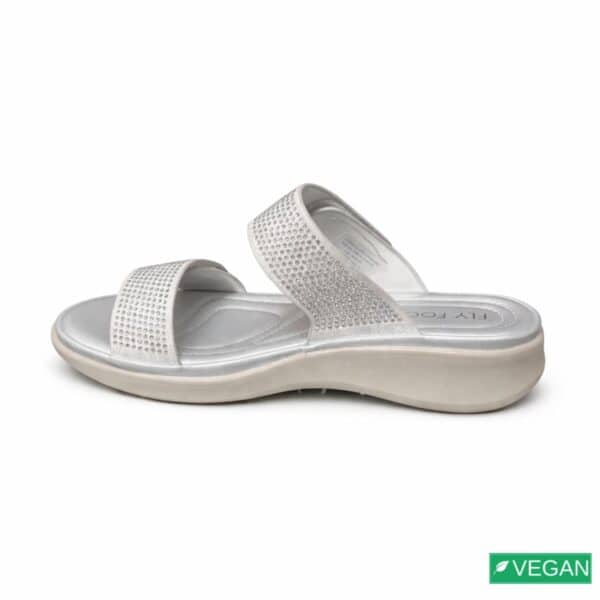 כפכפים לנשים/סיגלית/כסף/FLY FOOT