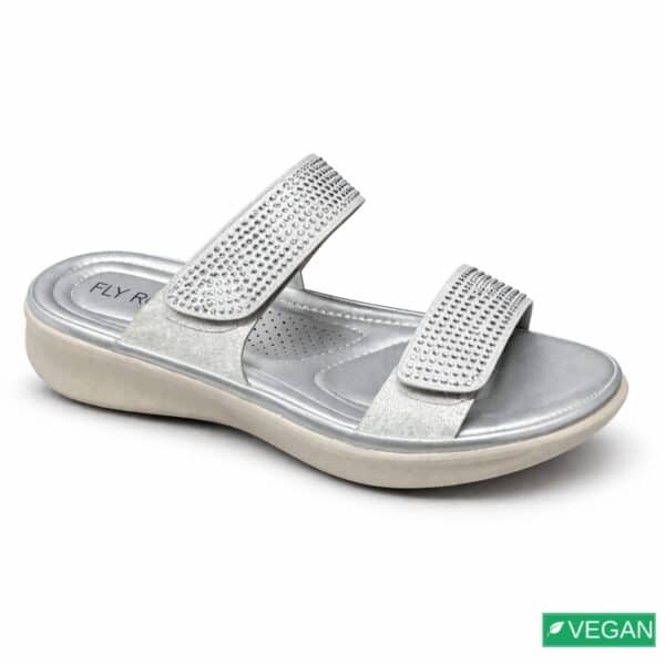 כפכפים לנשים/סיגלית/כסף/FLY FOOT