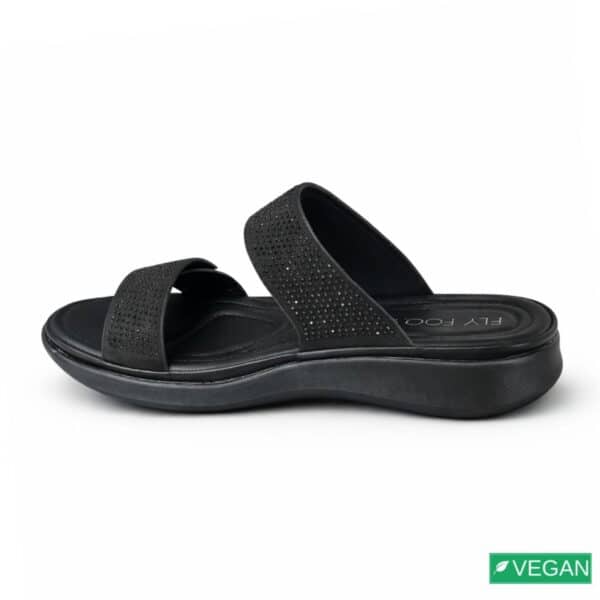 כפכפים לנשים/סיגלית/שחור/FLY FOOT