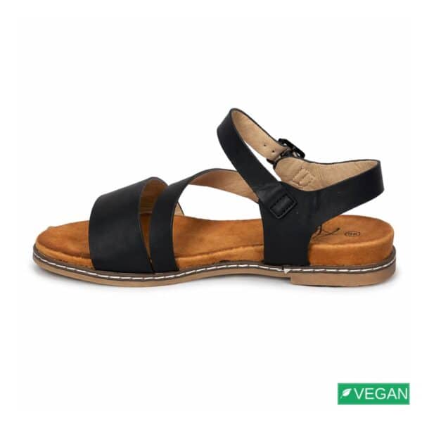 סנדלים לנשים/שמרית/שחור/ADISS