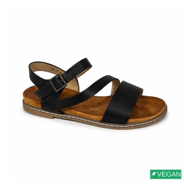 סנדלים לנשים/שמרית/שחור/ADISS